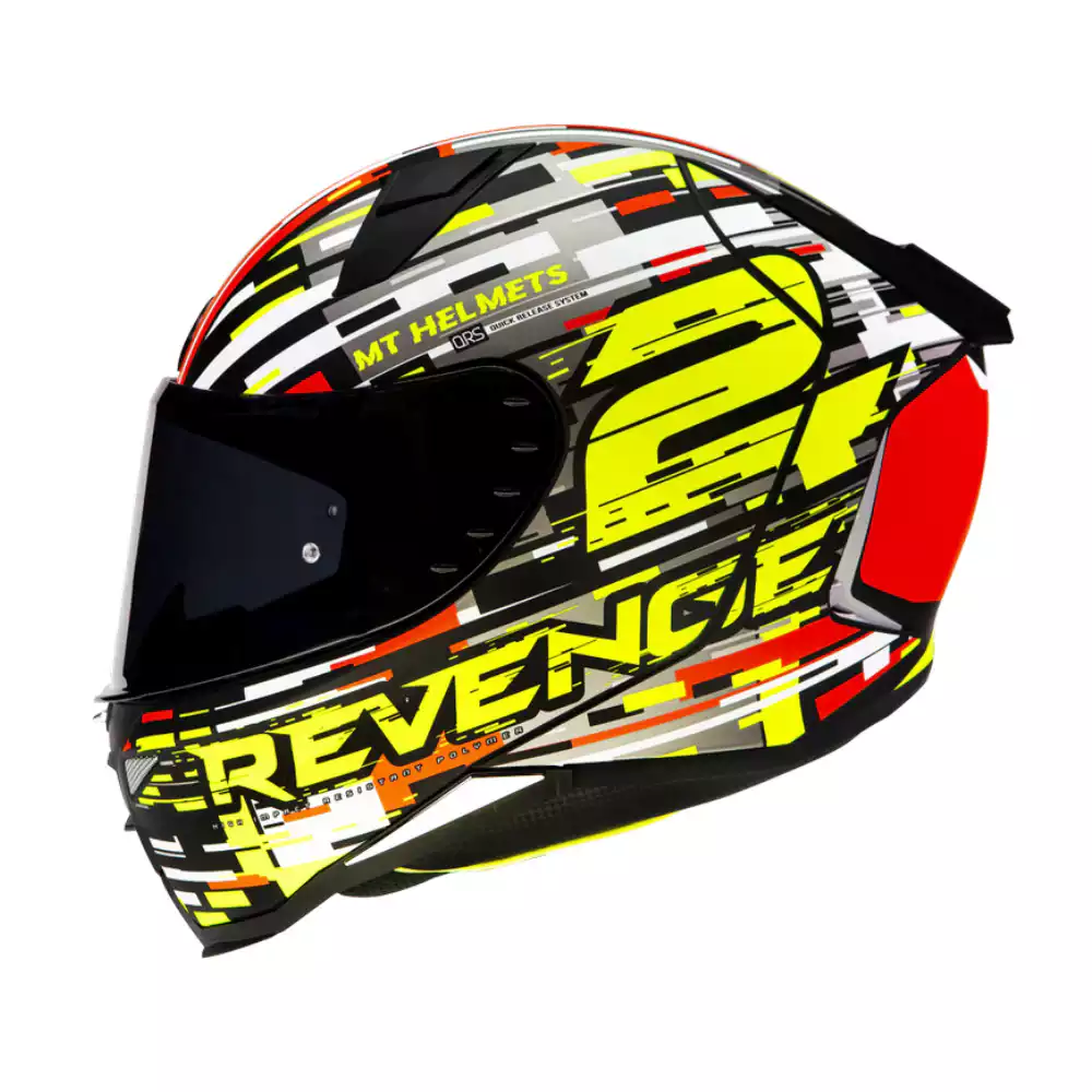 Casco MT Helmets - Revenge 2 Baye A5 Rojo Brillo + Mica Ahumada De Regalo