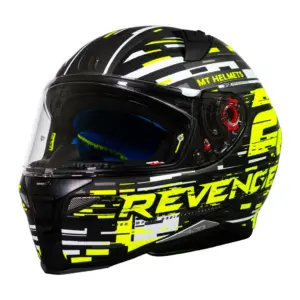 Casco MT Helmets - Revenge 2 Baye A1 Negro Mate + Mica Ahumada De Regalo
