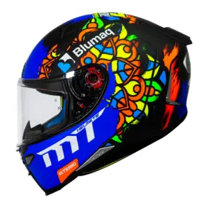 Casco MT Helmets - Revenge 2 Moto 3 A1 Negro Mate + Mica Ahumada De Regalo