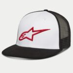 JOCKEY ALPINESTARS CORP TRUCKER CAP (BLANCO/NEGRO) O/S