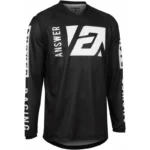Jersey Mx Answer Syncron Negro/Blanco