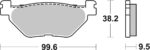 SBS Pastillas de Freno Traseras para Yamaha XT1200Z Super Tenere / TDM900 / FJR1300 - 769LS - Imagen 2
