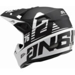 Answer Casco Niño AR1 Solid Black/White - Imagen 4