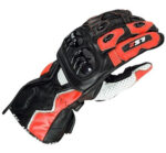 Guantes Moto Ls2 Swift Racing Cuero Rojo