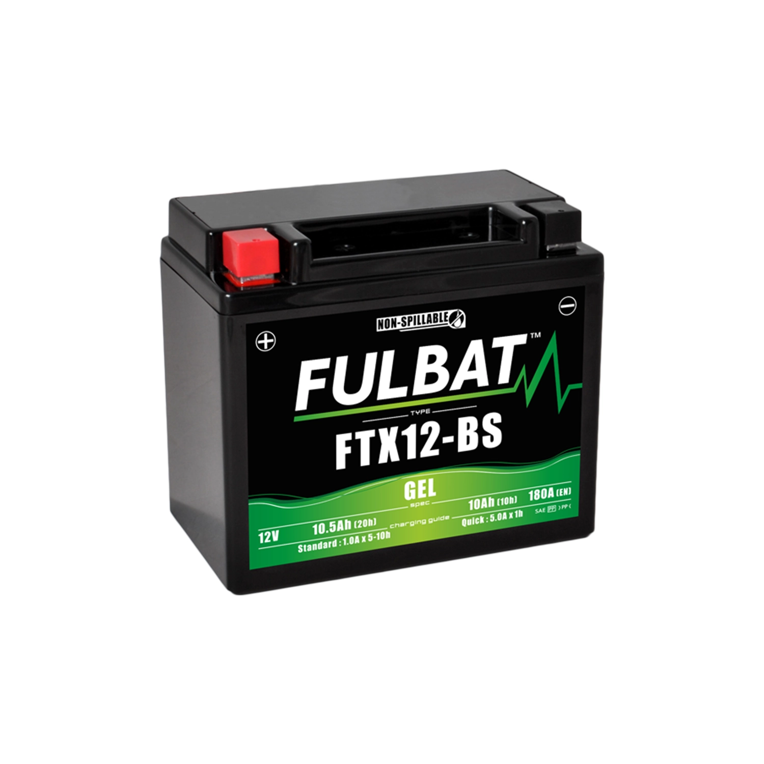 FULBAT-FTX12-BS FTX12-BS FULBAT / 12V 10AH - Imagen 1