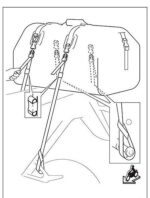 OSAH / Bolso Motocicleta Waterproof 40 lts Naranjo - Imagen 3