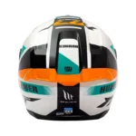 Casco MT Hummer Quo A0 Blanco/Perla Brillo + Mica oscura de regalo - Imagen 3