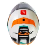Casco MT Hummer Quo A0 Blanco/Perla Brillo + Mica oscura de regalo - Imagen 4