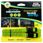 PACK ROK STRAPS VERDE FRANJA REFLECTANTE 70 CM