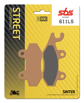 SBS_611_LS__32590.jpg SBS PASTILLA DE FRENO TRASERA PARA TIGER EXPLORER 1200 , DELANTERA PARA KAWASAKI KLR 650 - 611LS - Imagen 1
