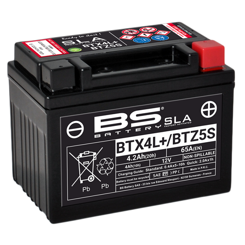 SLA_BTX4L_BTZ5S-1.png BATERIA BS BATTERY BTX4L/BTZ5S (ACTIVADA) - Imagen 1