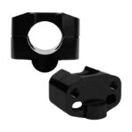 Set de alzador de 10mm con cambio de medida de volante moto de 22 a 28mm moxi - Imagen 2