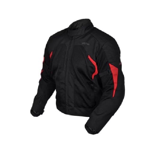 Sin-titulo.png CHAQUETA INMOTION VERANO POLIESTER MAXTEX NEGRO/ROJO - Imagen 1