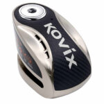 Candado kovix knx10 metal con alarma 120db seguro de 10mm doble lock