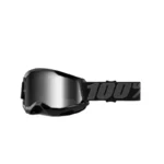 ANTIPARRAS 100% STRATA 2 BLACK MIRROR SILVER LENS