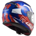 CASCO LS2 FF 353 RAPID STRATUS AZUL ROJO BLANCO - Imagen 2