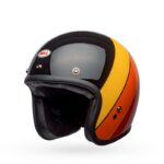 CASCO MOTO CALLE BELL CUSTOM 500 RIF NEGRO/AMARILLO/NARANJA