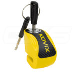 Candado Disco Moto Kovix Knn1 amarillo Pin 6mm Aleación Acero