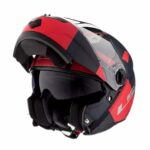 CASCO ABATIBLE LS2 FF370 EASY MILAN ROJO GRIS MATTE - Imagen 2