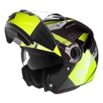 CASCO ABATIBLE LS2 FF370 EASY MILAN NEGRO AMARILLO - Imagen 2