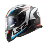 CASCO INTEGRAL LS2 FF800 STORM II / RACER AZUL ROJO - Imagen 4