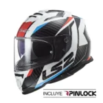 CASCO INTEGRAL LS2 FF800 STORM II / RACER AZUL ROJO