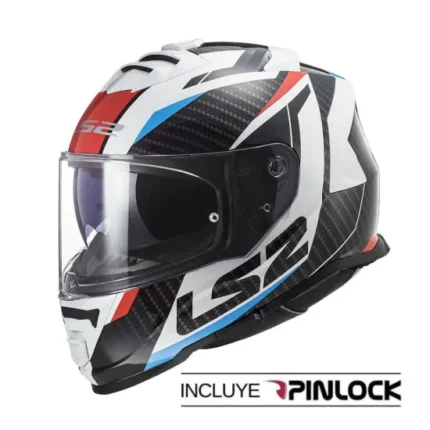 CASCO INTEGRAL LS2 FF800 STORM II / RACER AZUL ROJO