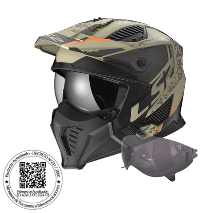 CASCO ABIERTO LS2 OF606 DRIFTER DEVOR ARENA MATTE
