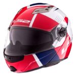 CASCO ABATIBLE LS2 FF370 EASY MILAN ROJO AZUL BLANCO