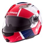 CASCO ABATIBLE LS2 FF370 EASY MILAN ROJO AZUL BLANCO