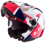 CASCO ABATIBLE LS2 FF370 EASY MILAN ROJO AZUL BLANCO - Imagen 2