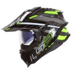 CASCO LS2 MX701 EXPLORER CARBONO EDGE NEGRO AMARILLO TITANIO