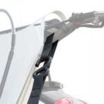 ESLINGA TIE DOWNS MOTO PROTECH C/TIRANTE 1.5´ NEGRO ROJO HEAVY DUTY - Imagen 3