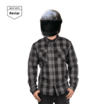CAMISA MOTO «FLANNEL RIDER» GRIS / THE MOTOS