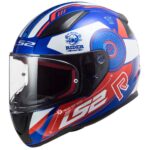 CASCO LS2 FF 353 RAPID STRATUS AZUL ROJO BLANCO