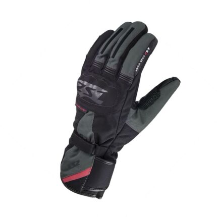 GUANTE LS2 SNOW NEGRO VERDE HOMBRE