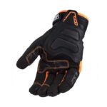 GUANTE LS2 VEGA NEGRO NARANJA HOMBRE - Imagen 2