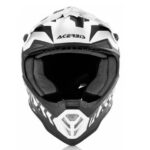 CASCO ACERBIS MX-ENDURO JUNIOR STEEL BLANCO NEGRO - Imagen 2