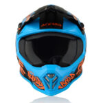 CASCO ACERBIS MX-ENDURO JUNIOR STEEL AZUL - Imagen 2