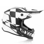 CASCO ACERBIS MX-ENDURO JUNIOR STEEL BLANCO NEGRO - Imagen 4