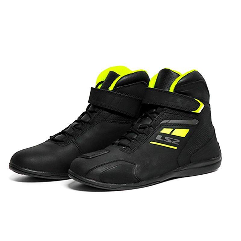 ls2garra.jpeg BOTAS LS2 GARRA HOMBRE NEGRO AMARILLO - Imagen 1