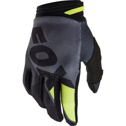 Guantes 180 Xpozr Negro/Amarillo Fox