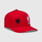 GORRO JOCKEY LIFESTYLE FOX X HONDA FLEXFIT ROJO FOX