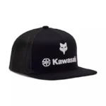 GORRO JOCKEY LIFESTYLE NIÑO FOX X KAWASAKI SNAPBACK NEGRO FOX O/S