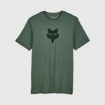 Polera Lifestyle Fox Head Premium Verde Fox