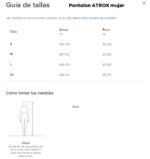 PANTALON ATROX MUJER 2681 NEGRO - Imagen 3