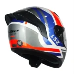 CASCO LS2 FF352 ROOKIE EVO DOWN BLANCO AZUL METALICO - Imagen 4