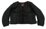 CHAQUETA LS2 SERRA MUJER NEGRO ROJO - Imagen 3
