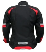 CHAQUETA LS2 SERRA MUJER NEGRO ROJO - Imagen 2