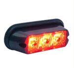 Luz De Freno 3 LED Para Moto 12V / Estrobo - Imagen 2